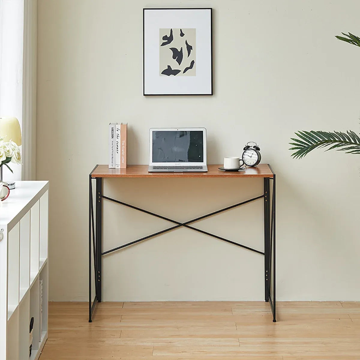 Foldable Computer Desk Portable Stable Space Saving Non-Slip Feet