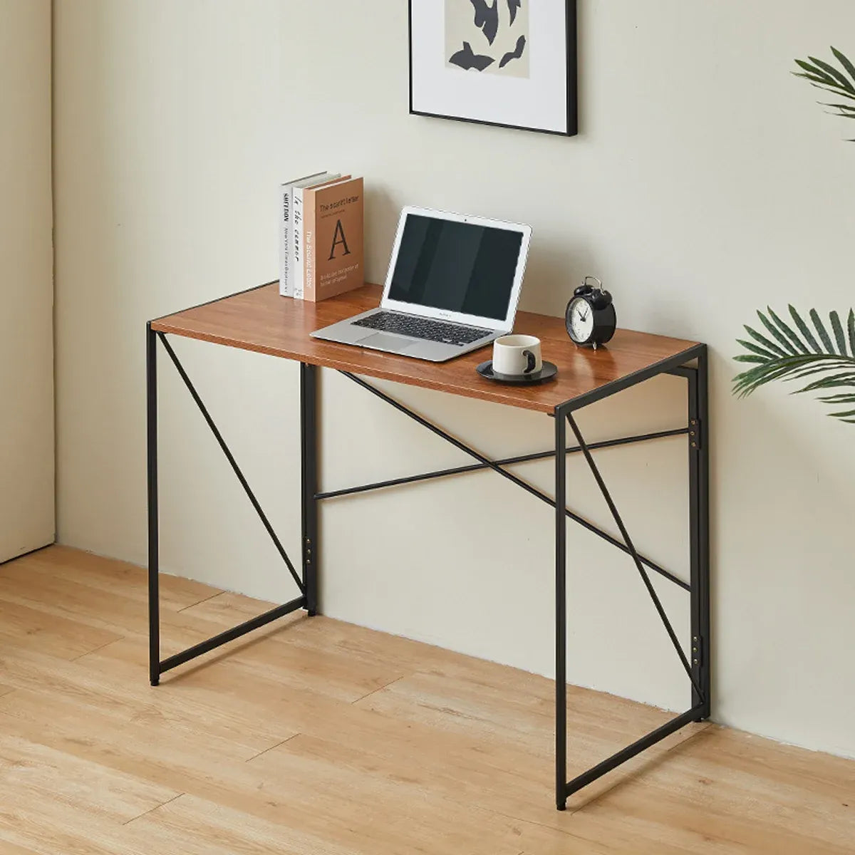 Foldable Computer Desk Portable Stable Space Saving Non-Slip Feet